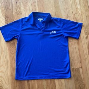 Lifetime Swim Blue Polo Shirt embroidered